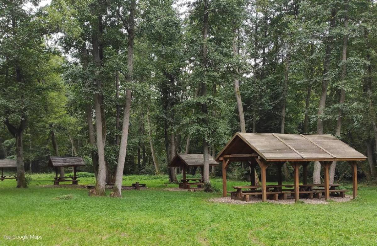 Parking i miejsce biwakowe „Sitnica” - miejsce biwakowania sitnica 1