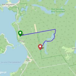 Ścieżka dydaktyczna "Wokół jeziora lobeliowego Wielkie Gacno" - sciezka dydaktyczna wokol jeziora lobeliowego wielkie gacno mapa