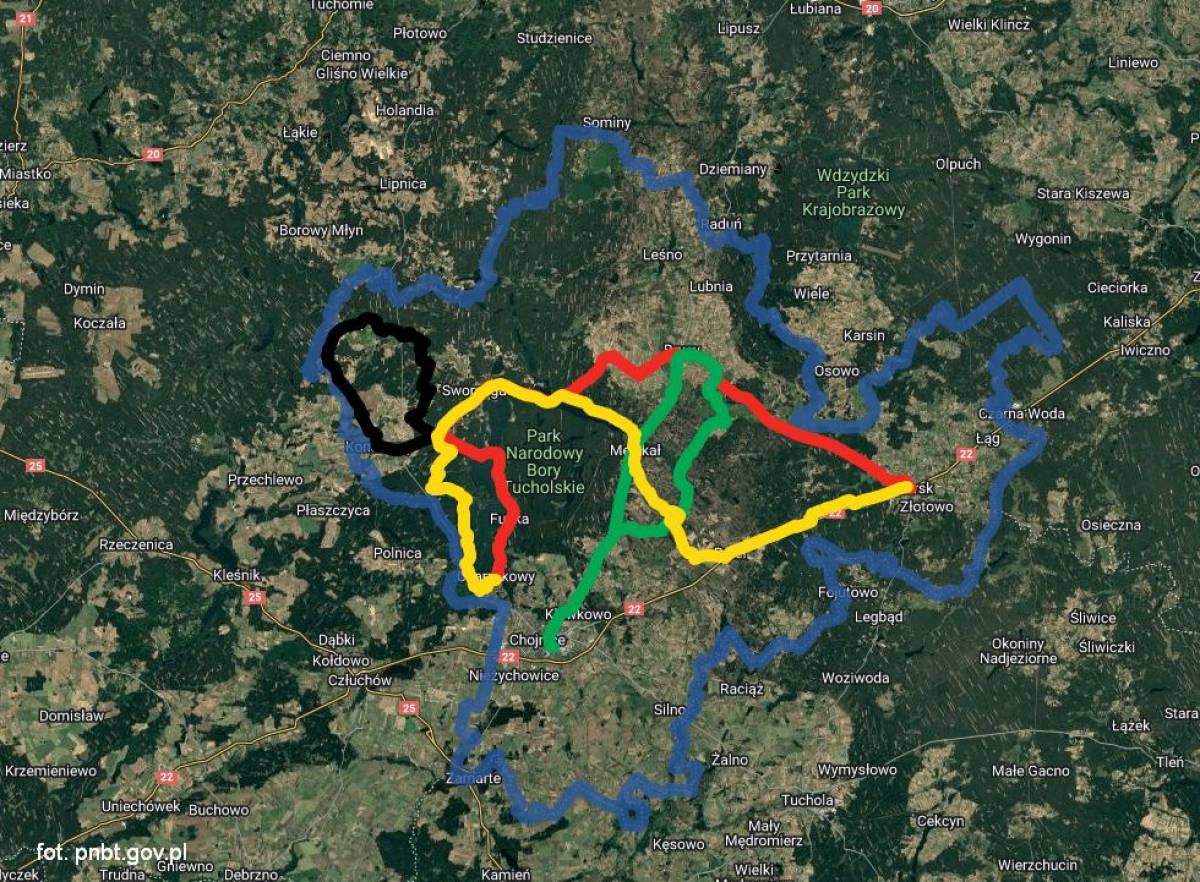 Kaszubska Marszruta - kaszubska marszruta mapa