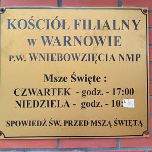 Kościół pw. Wniebowzięcia NMP w Warnowie - kosciol pw wniebowziecia nmp w warnowie 8