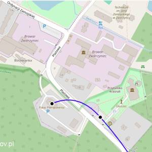 Parking przy Dyrekcji Roztoczańskiego Parku Narodowego - parking przy dyrekcji rpn mapa