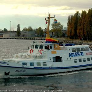 Rejsy statkiem w Świnoujściu - ms adler xi