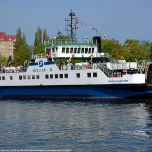 Przeprawa promowa Świnoujście - Warszów - prom bielik ii