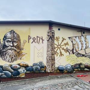 Mural w Wolinie - mural w wolinie 4