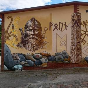 Mural w Wolinie - mural w wolinie 6