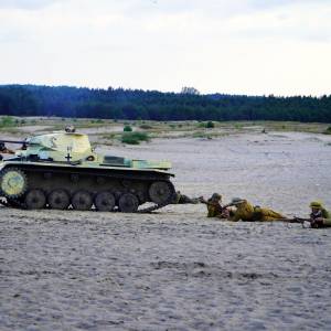 Widowisko "Tobruk 1941" na Pustyni Błędowskiej - widowisko tobruk 1941 na pustyni bledowskiej 1