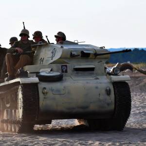 Widowisko "Tobruk 1941" na Pustyni Błędowskiej - widowisko tobruk 1941 na pustyni bledowskiej 13