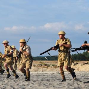 Widowisko "Tobruk 1941" na Pustyni Błędowskiej - widowisko tobruk 1941 na pustyni bledowskiej 17
