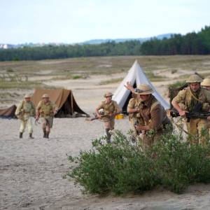 Widowisko "Tobruk 1941" na Pustyni Błędowskiej - widowisko tobruk 1941 na pustyni bledowskiej 8