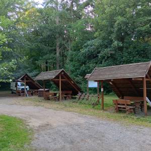 Parking leśny przy plaży Świętouść - parking przy plazy swietousc 6