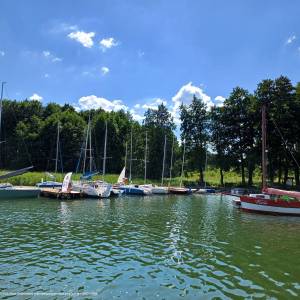 Jezioro Wigry - boats in stary folwark 3