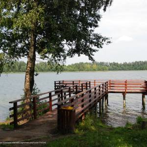 Jezioro Wigry - punkt widokowy na jezioro wigry