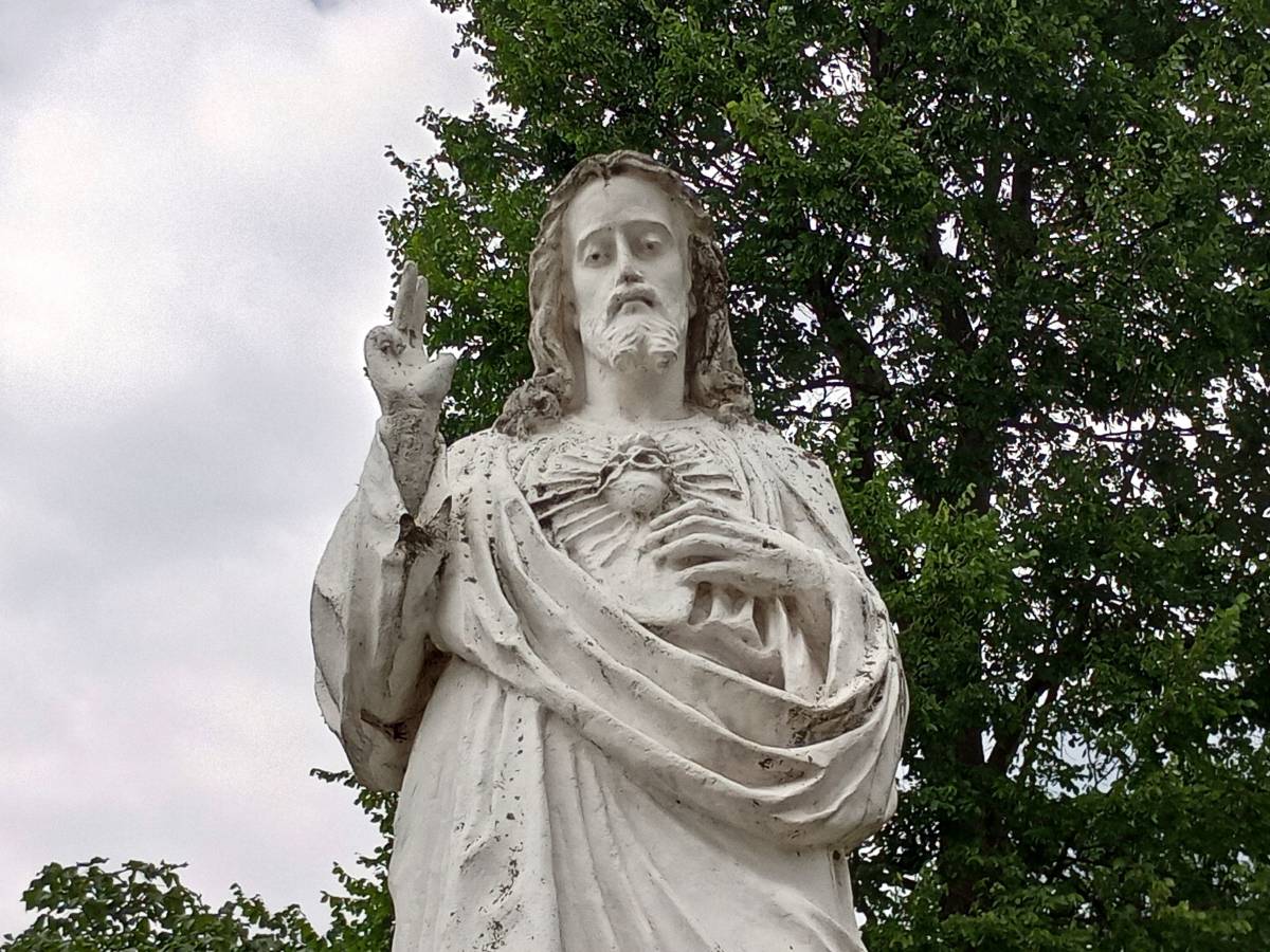 Figura Chrystusa w Złotym Potoku - figura chrystusa w zlotym potoku 7