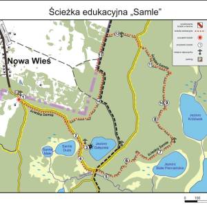 Ścieżka edukacyjna "Samle" - sciezka edukacyjna samle mapa