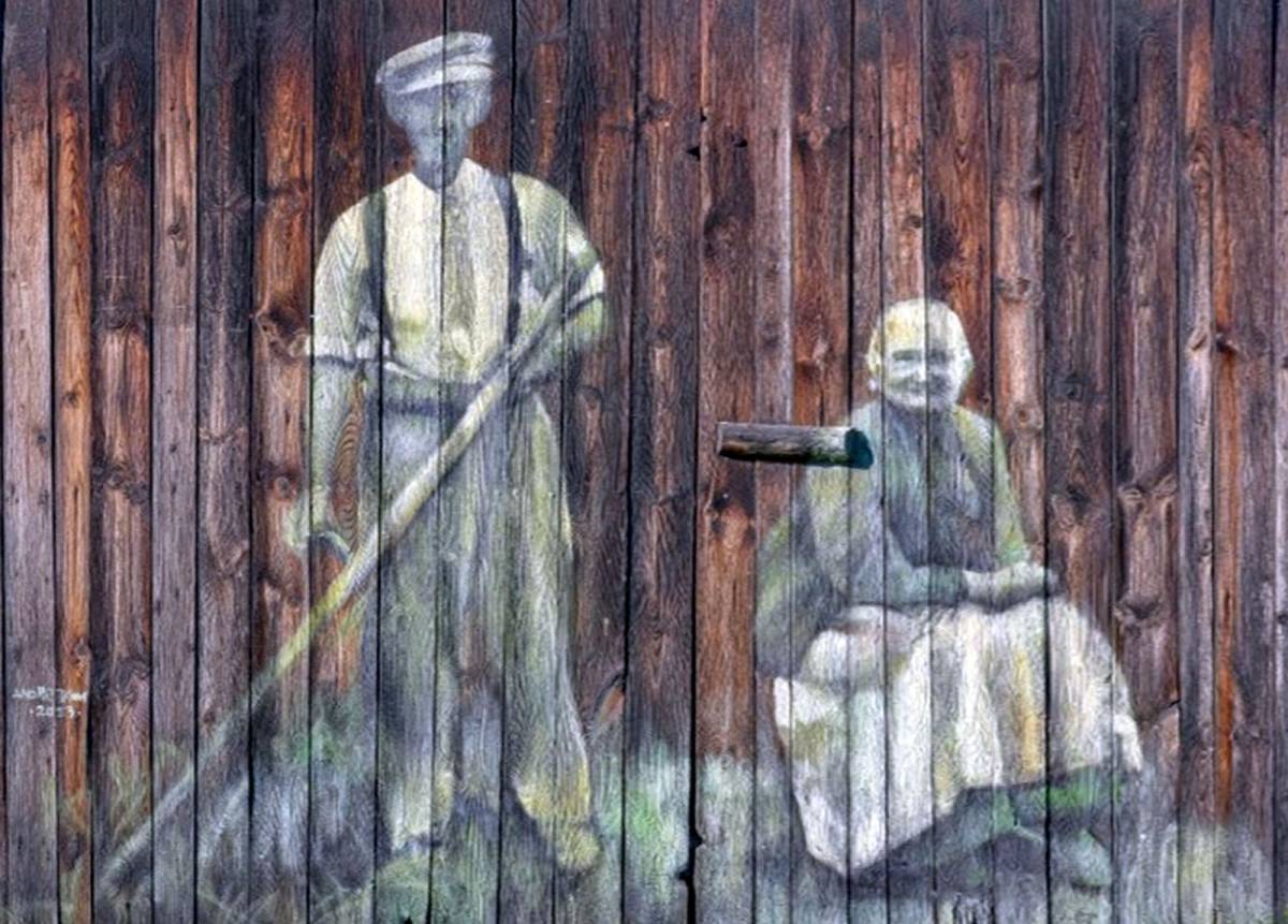 Murale i deskale w Gąsiorowicach - murale i deskale w gasiorowicach 1