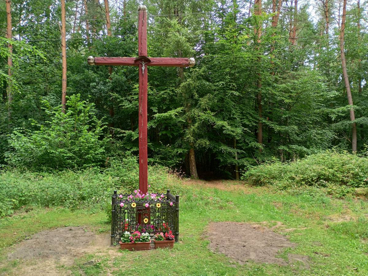 Przydrożny krzyż w Domysłowie - przydrozny krzyz w domyslowie 2