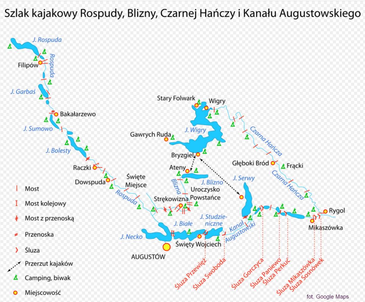Szlak kajakowy Czarnej Hańczy - szlak kajakowy czarna hancza1
