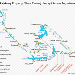 Szlak kajakowy Czarnej Hańczy - szlak kajakowy czarna hancza1