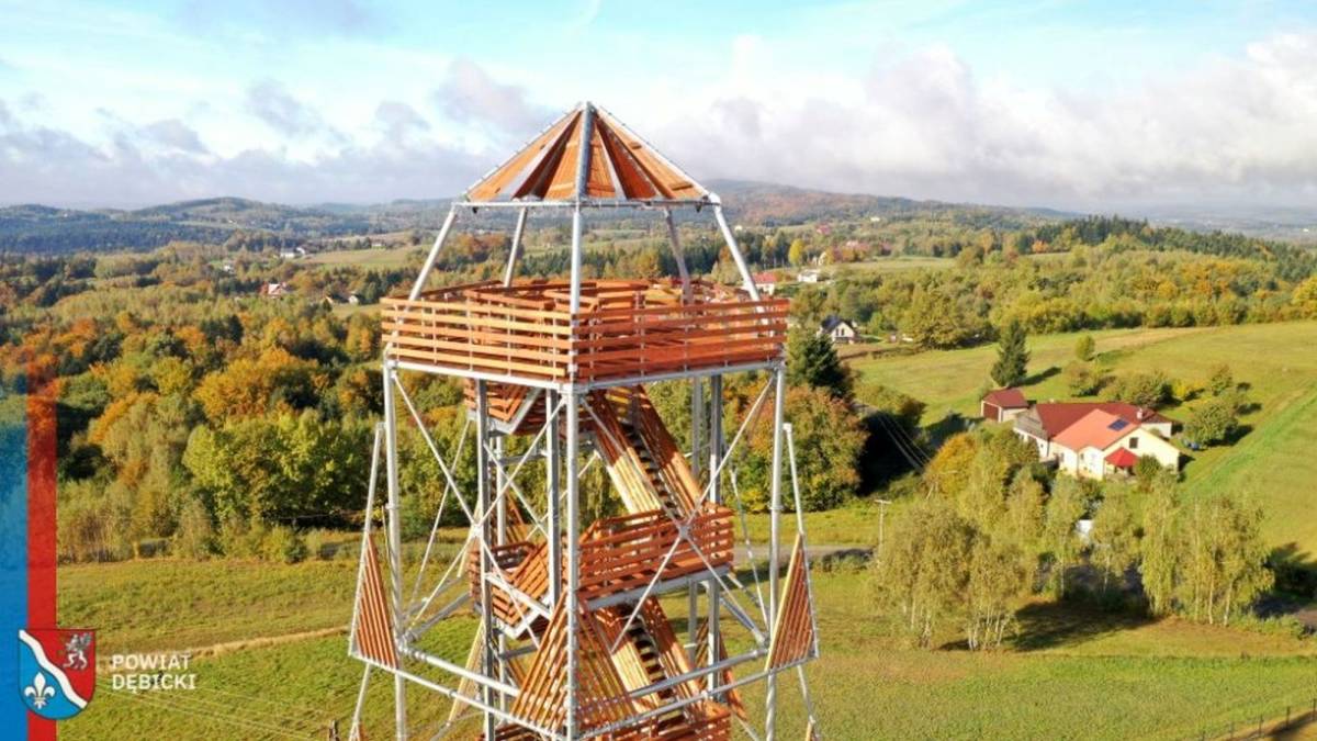Wieża widokowa w Wisowej - wieza widokowa w wisowej 1