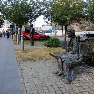 Pomnik Jana Machulskiego w Międzyzdrojach - pomnik jana machulskiego w miedzyzdrojach 1