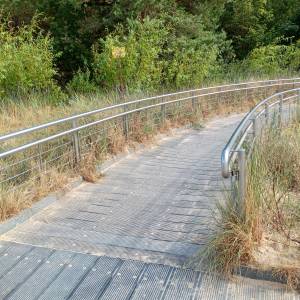 Kładka spacerowa na wydmach w Świnoujściu - kladka spacerowa na wydmach w swinoujsciu 1