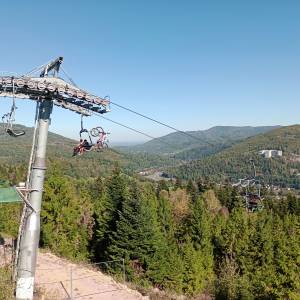 Stacja górna wyciągu "Skolnity" w Wiśle - stacja gorna wyciagu skolnity 1