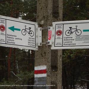 Kampinoski Szlak Rowerowy - kampinoski szlak rowerowy znak