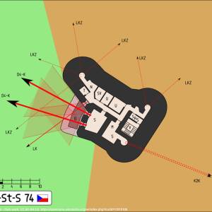 Twierdza Stachelberg - Schron T-St-S 74 "U silnice" - twierdza stachelberg schron t st s 74 u silnice 9