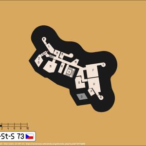 Twierdza Stachelberg - Schron T-St-S 73 "Polom" - t st s 73 plan u