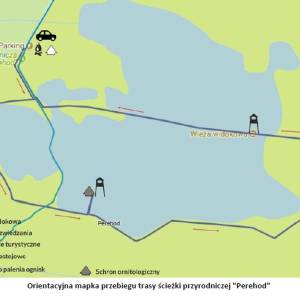 Wieża widokowa "Perehod" - sciezka przyrodnicza perehod mapa2