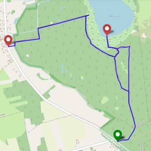 Ścieżka przyrodnicza "Dąb Dominik" - sciezka przyrodnicza dab dominik mapa2