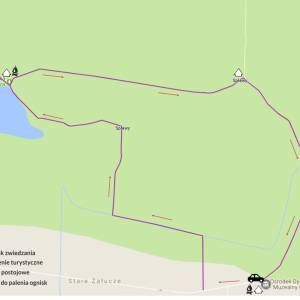 Ścieżka przyrodnicza „Spławy” - sciezka przyrodnicza splawy mapa