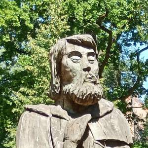 Pomnik pięciu braci męczenników w Międzyrzeczu - pomnik pieciu braci meczennikow w miedzyrzeczu 1