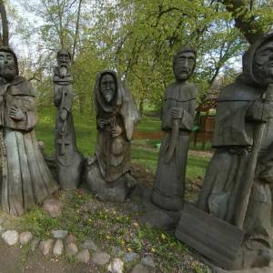 Pomnik pięciu braci męczenników w Międzyrzeczu - pomnik pieciu braci meczennikow w miedzyrzeczu 2