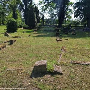 Stary cmentarz ewangelicki w Gorzycy - stary cmentarz ewangelicki w gorzycy 5