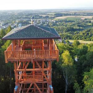Wieża widokowa na Pańskiej Górze w Andrychowie - wieza widokowa na panskiej gorze w andrychowie 1