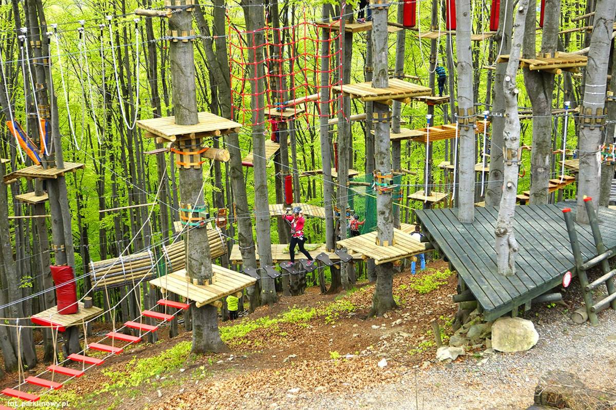 Park linowy Góra Równica - park linowy gora rownica 9