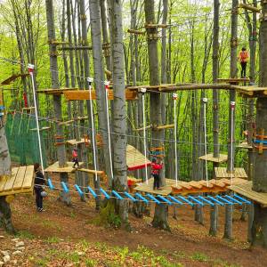 Park linowy Góra Równica - park linowy gora rownica 11