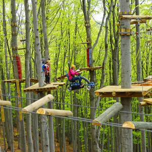 Park linowy Góra Równica - park linowy gora rownica 8