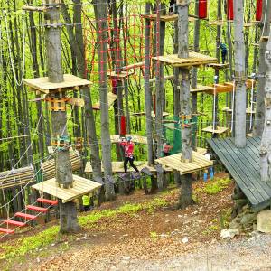 Park linowy Góra Równica - park linowy gora rownica 9