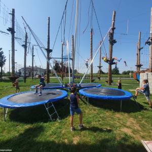 Park linowy Przystanek Roszków w Roszkowie - park linowy przystanek roszkow w roszkowie 1