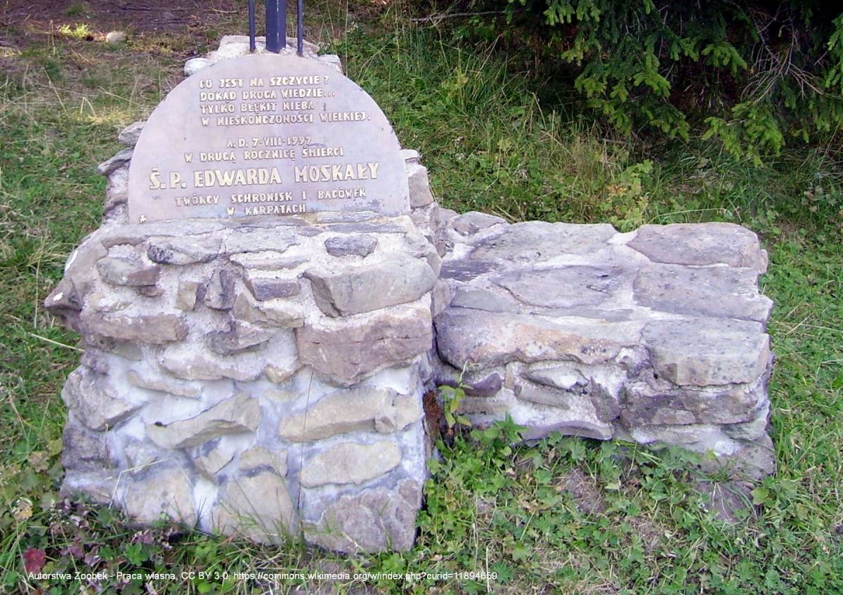 Tablica pamiątkowa Edwarda Moskały - tablica pamiatkowa edwarda moskaly1