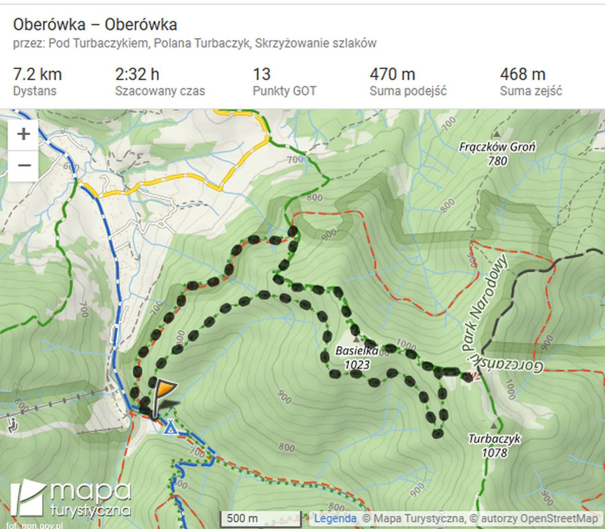 Ścieżka edukacyjna "Na Turbaczyk" - sciezka edukacyjna na turbaczyk mapa