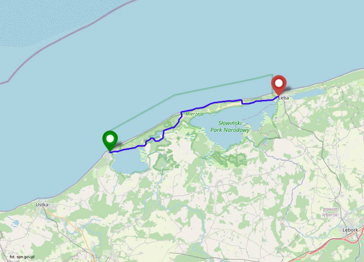 Szlak Nadmorski - szlak nadmorski mapa