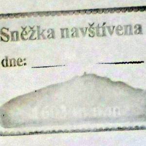 Budynek Czeskiej Poczty na Śnieżce - pieczatka ceska postovna snezka 2