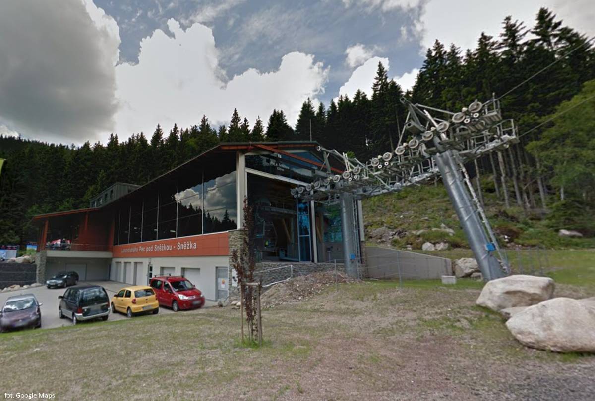 Dolna stacja kolejki gondolowej na Śnieżkę - dolna stacja kolejki na sniezke 4