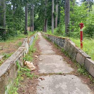 Ruiny toru bobslejowo-saneczkowego w Karpaczu - ruiny toru bobslejowego w karpaczu 5