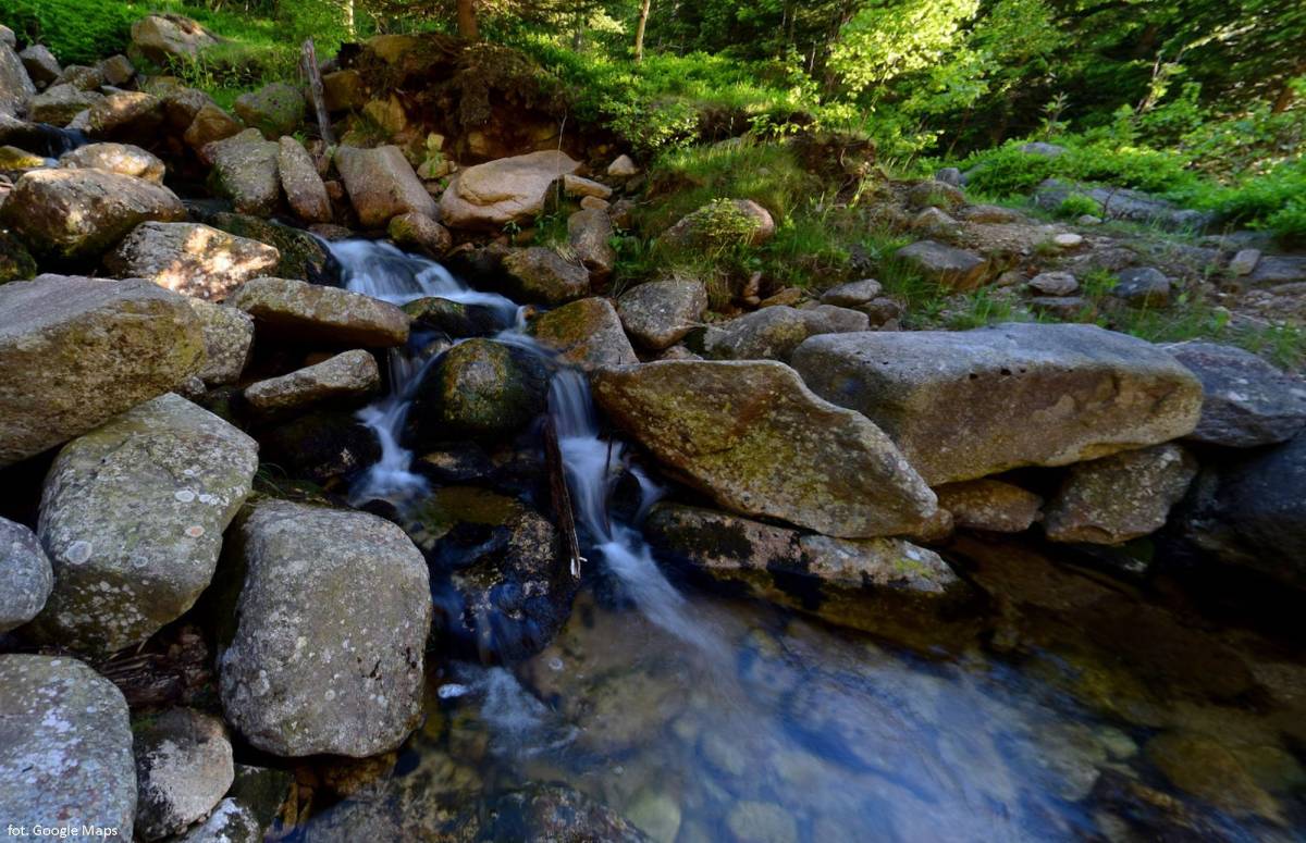 Kaskady Myi przy Szwedzkich Skałach - kaskady myi przy szwedzkich skalach