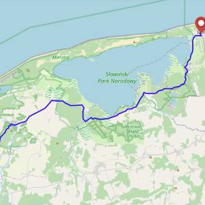 Szlak Słowińców - szlak slowincow mapa