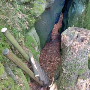 Rozpadlisko w Podgórzynie - rozpadlisko w podgorzynie 8